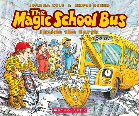 The majic school bus inside rhe earth